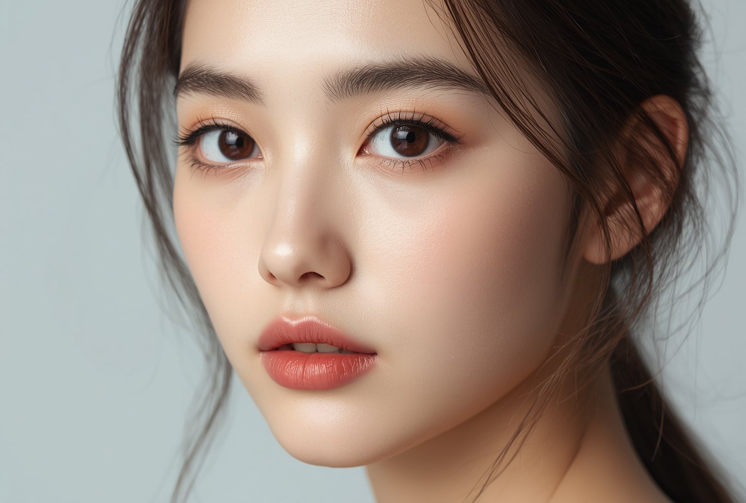 Người mẫu sử dụng kính áp tròng NovaEye